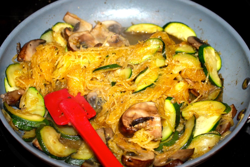 spaghetti squash: saute