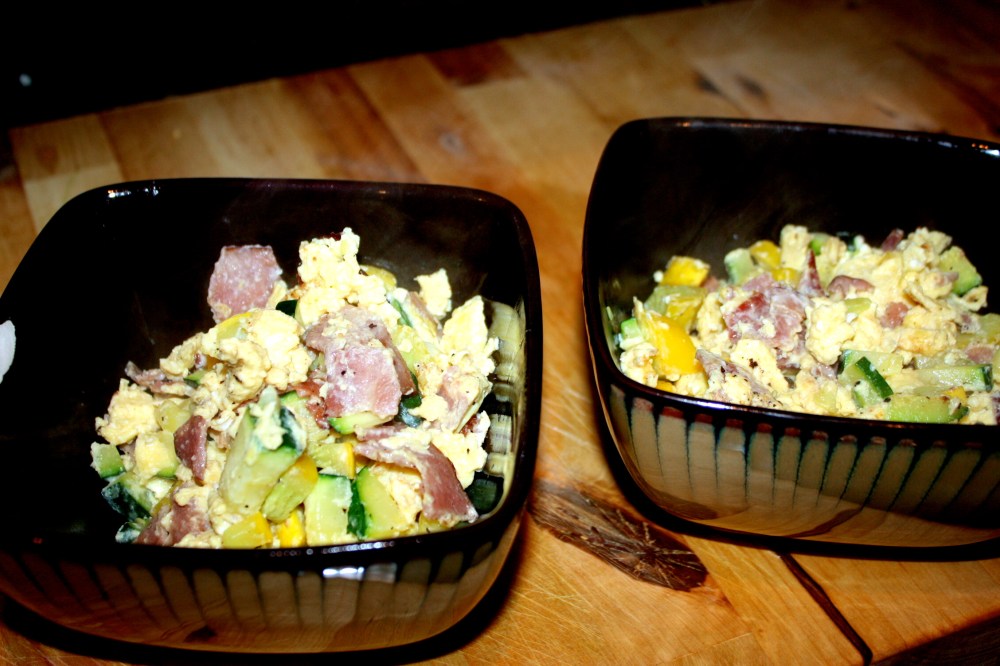 egg scramble w/ real foods