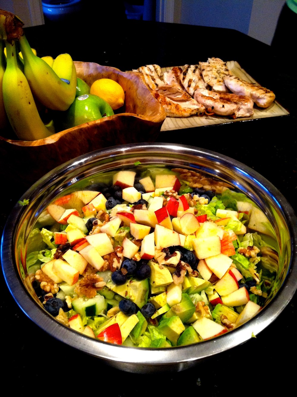 fuel sweat grow: chicken and salad sides