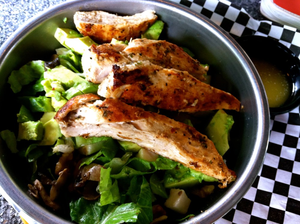 bad daddys big salad w/chicken