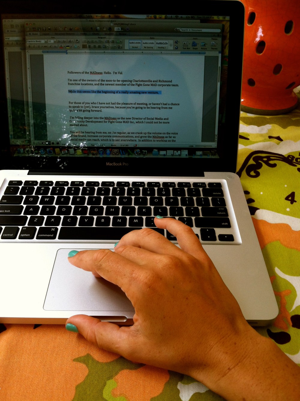 fuel sweat grow: blogging