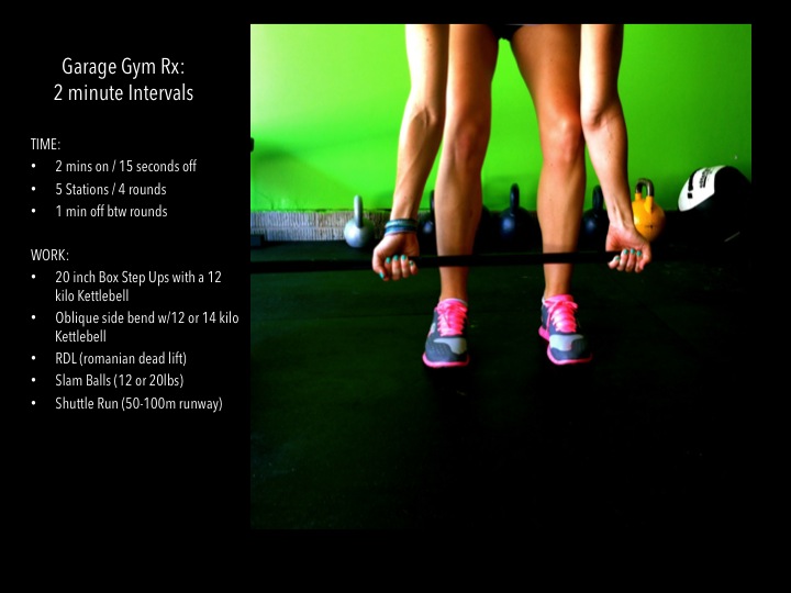 fuel sweat grow: interval workout