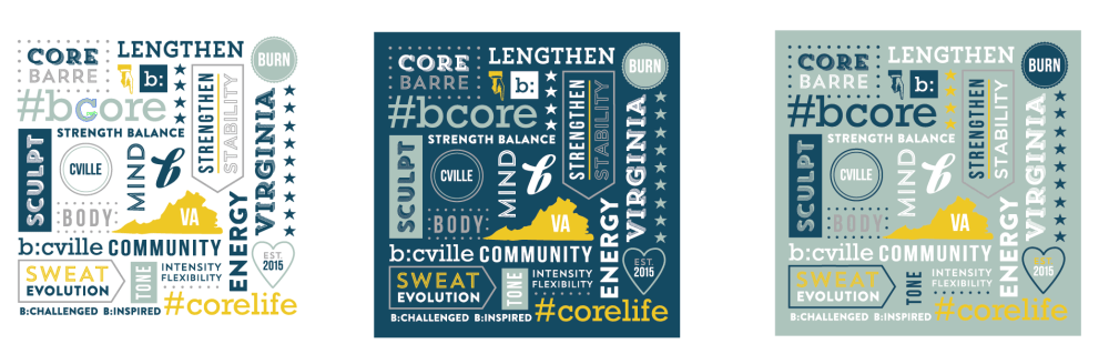 fuel sweat grow: b:core methods branding