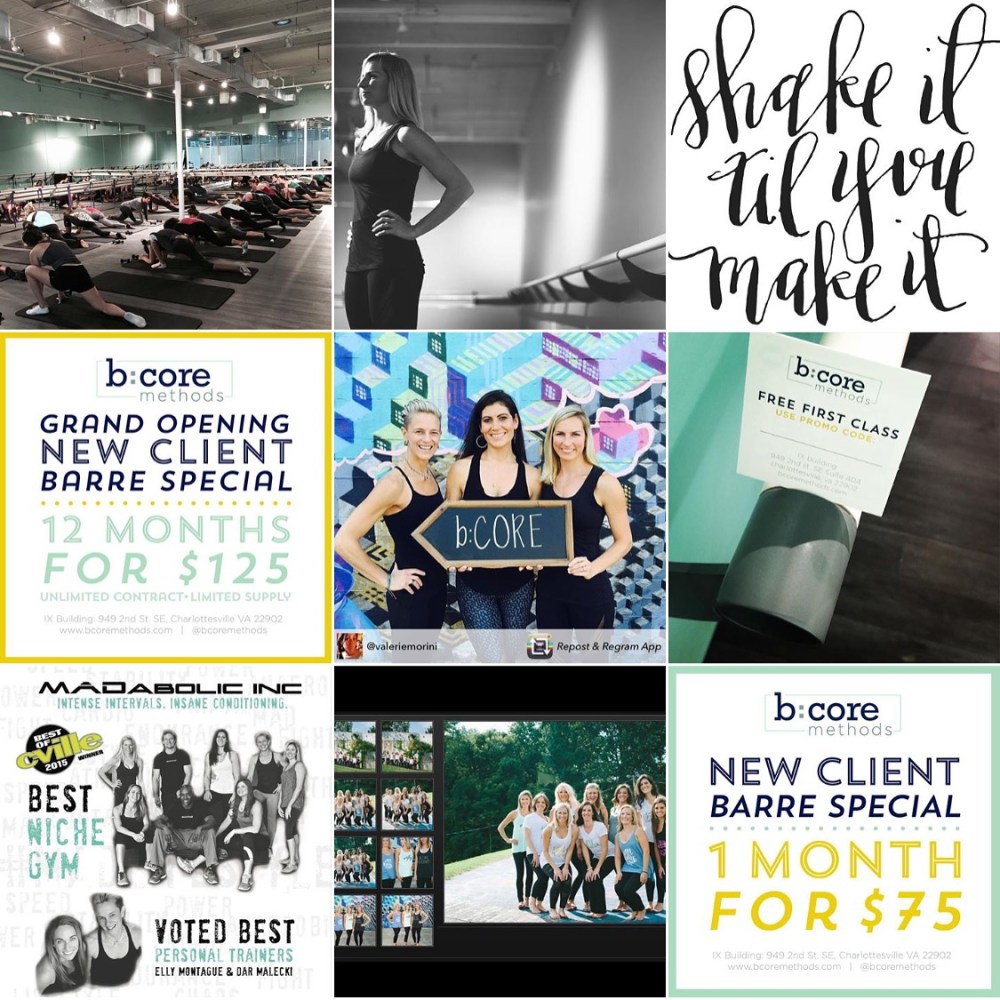 fuel sweat grow: b:core barre method cville